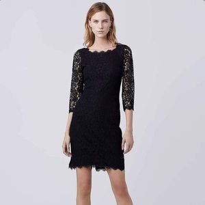 Diane von Furstenberg Black Zarita Dress